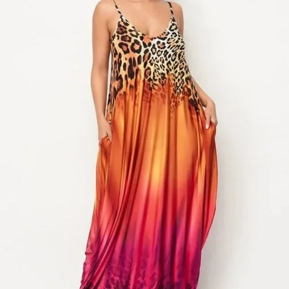 Ombre Maxi Dress - Picture 1 of 12